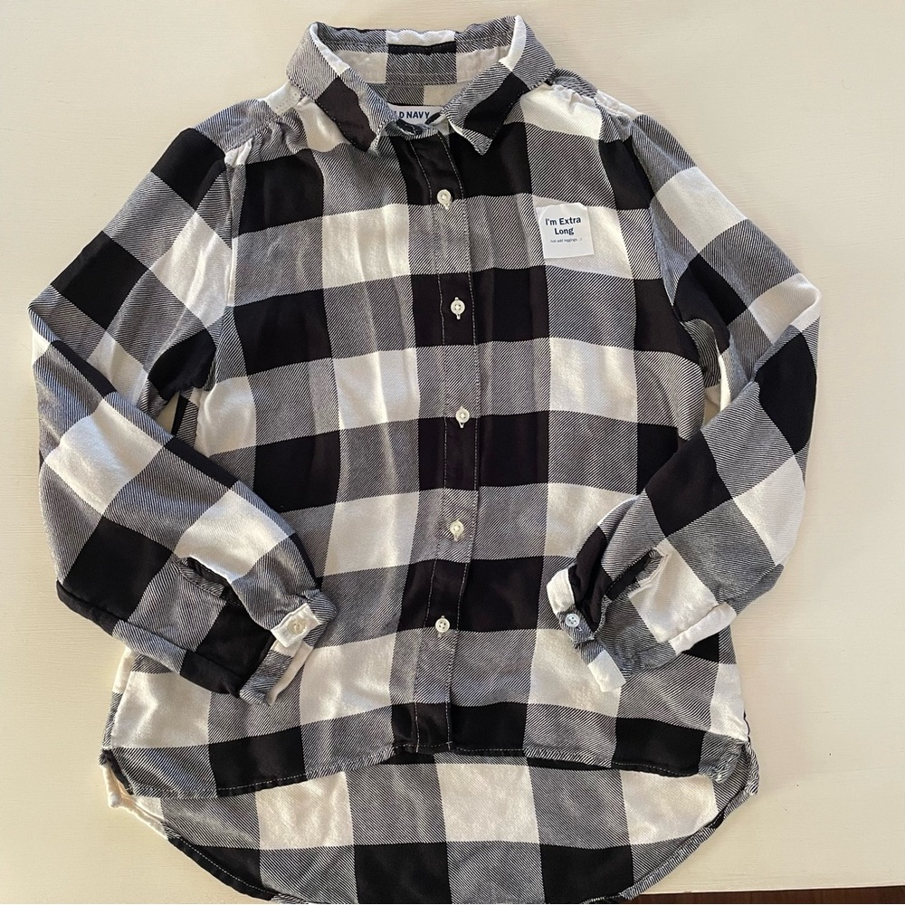 NWOT Old Navy Buffalo‎ Plaid Button-Up Shirt